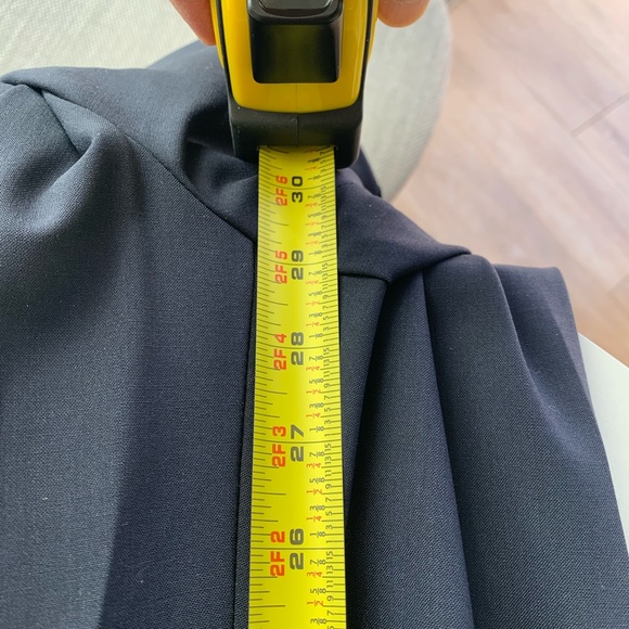 Theory Pants & Jumpsuits Theory Nwt Navy Designer Wool Slim Leg